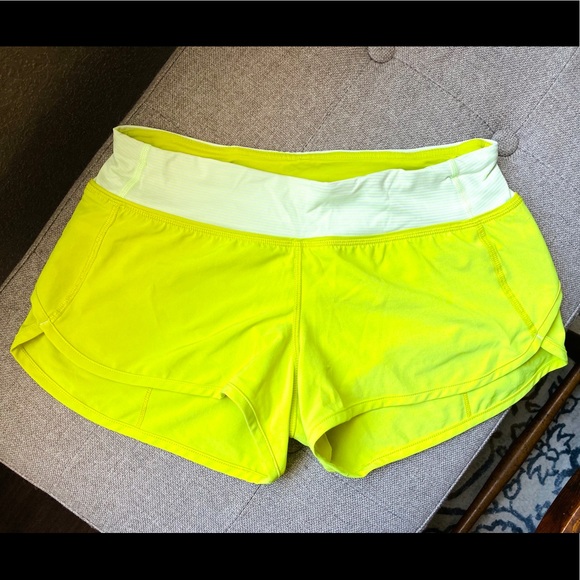 lululemon athletica Pants - Lululemon Speed Up Short Size 4 Lime Green